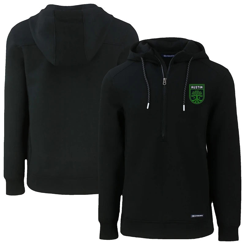 Men's Cutter & Buck Austin FC Roam Eco Half-Zip Recycled Pullover Hoodie