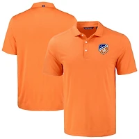 Men's Cutter & Buck Orange FC Cincinnati Coastline Epic Comfort Eco Recycled Polo
