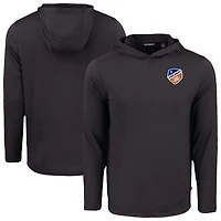 Men's Cutter & Buck FC Cincinnati Coastline Epic Comfort Eco Recycled Long Sleeve Hoodie T-Shirt