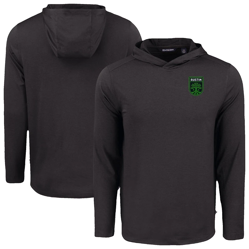 Men's Cutter & Buck Austin FC Coastline Epic Comfort Eco Recycled Long Sleeve Hoodie T-Shirt
