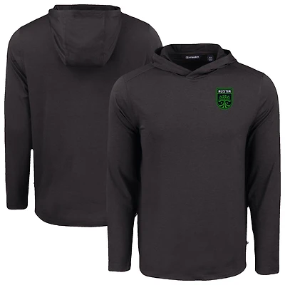 Men's Cutter & Buck Austin FC Coastline Epic Comfort Eco Recycled Long Sleeve Hoodie T-Shirt