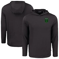 Men's Cutter & Buck Austin FC Coastline Epic Comfort Eco Recycled Long Sleeve Hoodie T-Shirt
