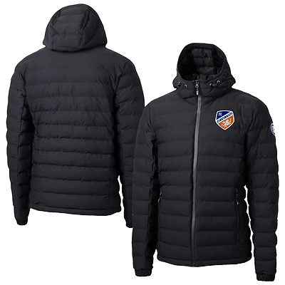 Men's Cutter & Buck FC Cincinnati Mission Ridge Repreve® Eco Insulated Full-Zip Hoodie Puffer Jacket