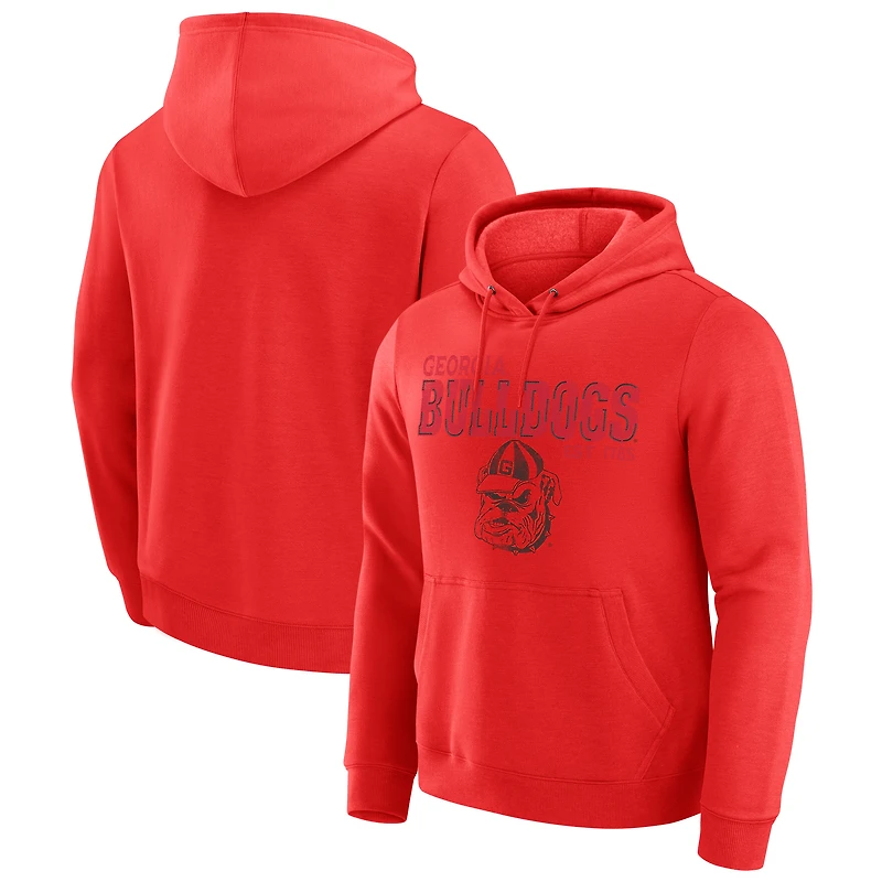 Men's Darius Rucker Collection by Fanatics Red Georgia Bulldogs Faded Hoodie