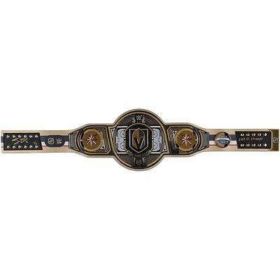 Jack Eichel Vegas Golden Knights Autographed WWE Legacy Title Belt with "2023 SC Champs" Inscription