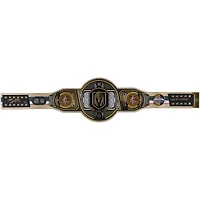 Jack Eichel Vegas Golden Knights Autographed WWE Legacy Title Belt with "2023 SC Champs" Inscription
