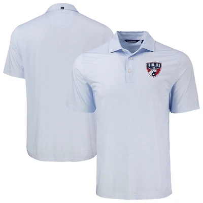 Men's Cutter & Buck Navy New York City FC Pike Eco Diamond Dot Print Recycled Polo