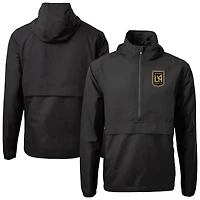 Men's Cutter & Buck  Black LAFC Charter Eco Recycled Full-Zip Anorak Jacket