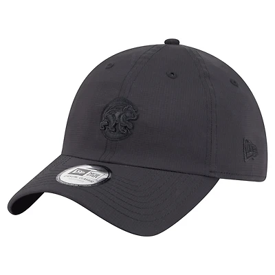 Men's New Era Black Chicago Cubs Ripstop Casual Classic Adjustable Hat