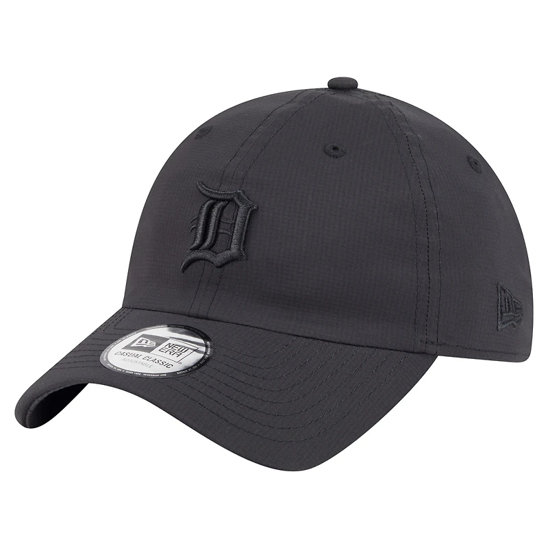 Men's New Era Black Detroit Tigers Ripstop Casual Classic Adjustable Hat