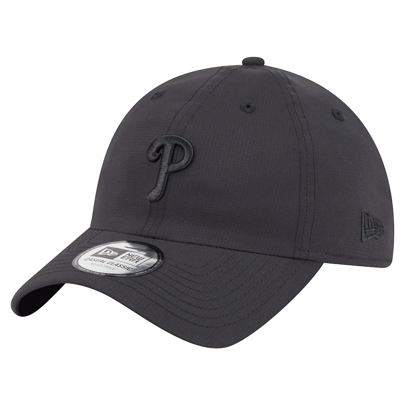 Men's New Era Black Philadelphia Phillies Ripstop Casual Classic Adjustable Hat