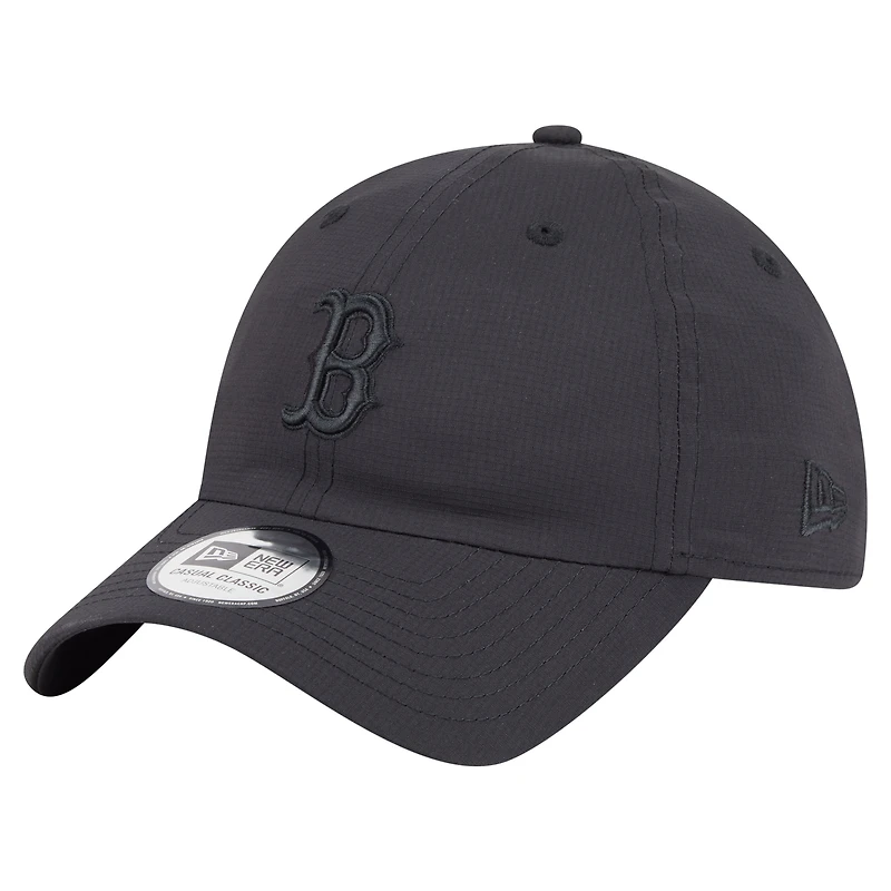 Men's New Era Black Boston Red Sox Ripstop Casual Classic Adjustable Hat