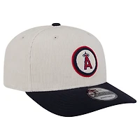 Men's New Era  Cream Los Angeles Angels Loyal 9SEVENTY Adjustable Hat