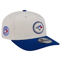 Men's New Era  Cream Toronto Blue Jays Loyal 9SEVENTY Adjustable Hat
