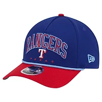 Men's New Era Royal/Red Texas Rangers Arch 9FORTY A-Frame M-Crown Adjustable Hat