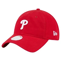 Women's New Era  Red Philadelphia Phillies Ornament 9TWENTY Adjustable Hat