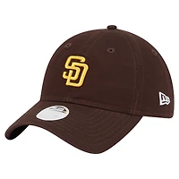 Women's New Era  Brown San Diego Padres Ornament 9TWENTY Adjustable Hat