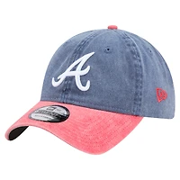 Men's New Era Navy/Red Atlanta Braves Select 9TWENTY Adjustable Hat