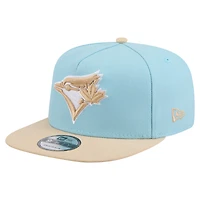 Men's New Era  Light Blue/Light Beige Toronto Blue Jays Color Pack A-Frame 9FIFTY Snapback Hat