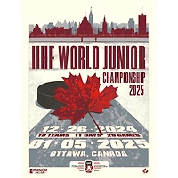 Phenom Gallery 2025 IIHF World Junior Championship 18" x 24" Serigraph