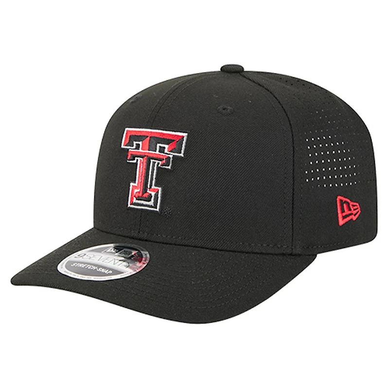 Men's New Era  Black Texas Tech Red Raiders Team 9SEVENTY Adjustable Hat