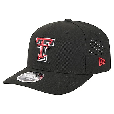 Men's New Era  Black Texas Tech Red Raiders Team 9SEVENTY Adjustable Hat