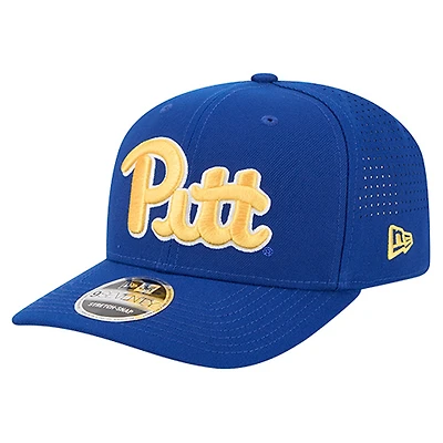 Men's New Era  Royal Pitt Panthers Team 9SEVENTY Adjustable Hat