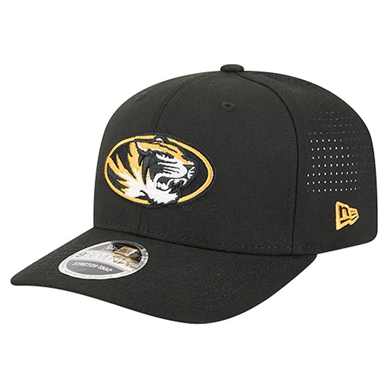 Men's New Era  Black Missouri Tigers Team 9SEVENTY Adjustable Hat
