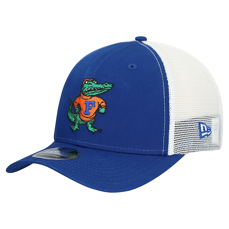 Men's New Era  Royal Florida Gators Team 9SEVENTY COOLERA Trucker Adjustable Hat