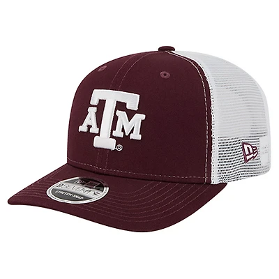 Men's New Era  Maroon Texas A&M Aggies Team 9SEVENTY COOLERA Trucker Adjustable Hat