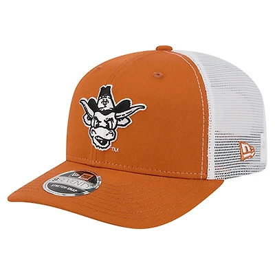 Men's New Era  Texas Orange Texas Longhorns Team 9SEVENTY COOLERA Trucker Adjustable Hat