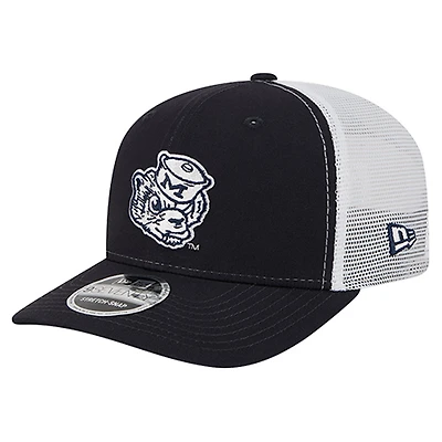 Men's New Era  Navy Michigan Wolverines Team 9SEVENTY COOLERA Trucker Adjustable Hat
