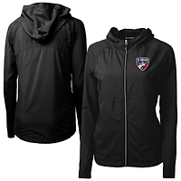 Women's Cutter & Buck FC Dallas Adapt Eco Knit Hybrid Recycled Raglan Full-Zip Jacket