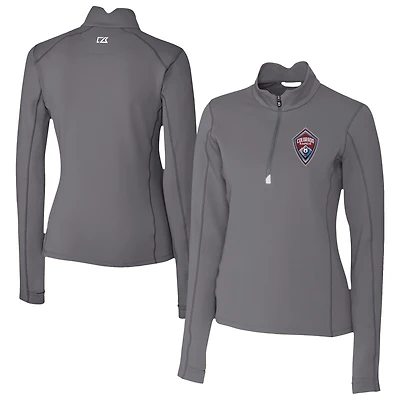 Women's Cutter & Buck Colorado Rapids Traverse Stretch Eco Quarter-Zip Top