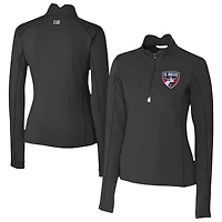 Women's Cutter & Buck FC Dallas Traverse Stretch Eco Quarter-Zip Top