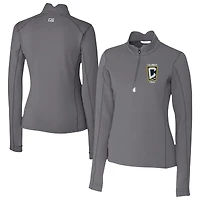 Women's Cutter & Buck Columbus Crew Traverse Stretch Eco Quarter-Zip Top