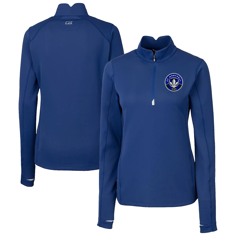 Women's Cutter & Buck CF Montreal Traverse Stretch Eco Quarter-Zip Top