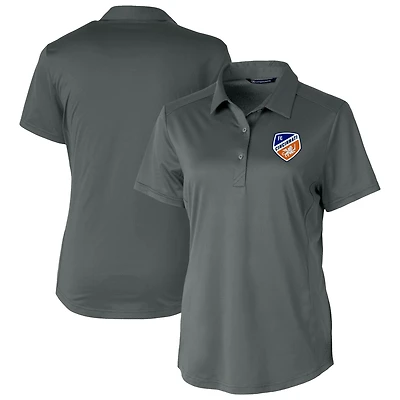 Women's Cutter & Buck Gray FC Cincinnati Prospect Eco Textured Stretch Recycled Polo