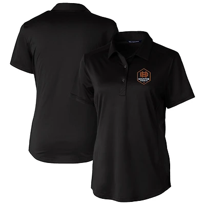 Women's Cutter & Buck Houston Dynamo FC Prospect Eco Textured Stretch Recycled Polo