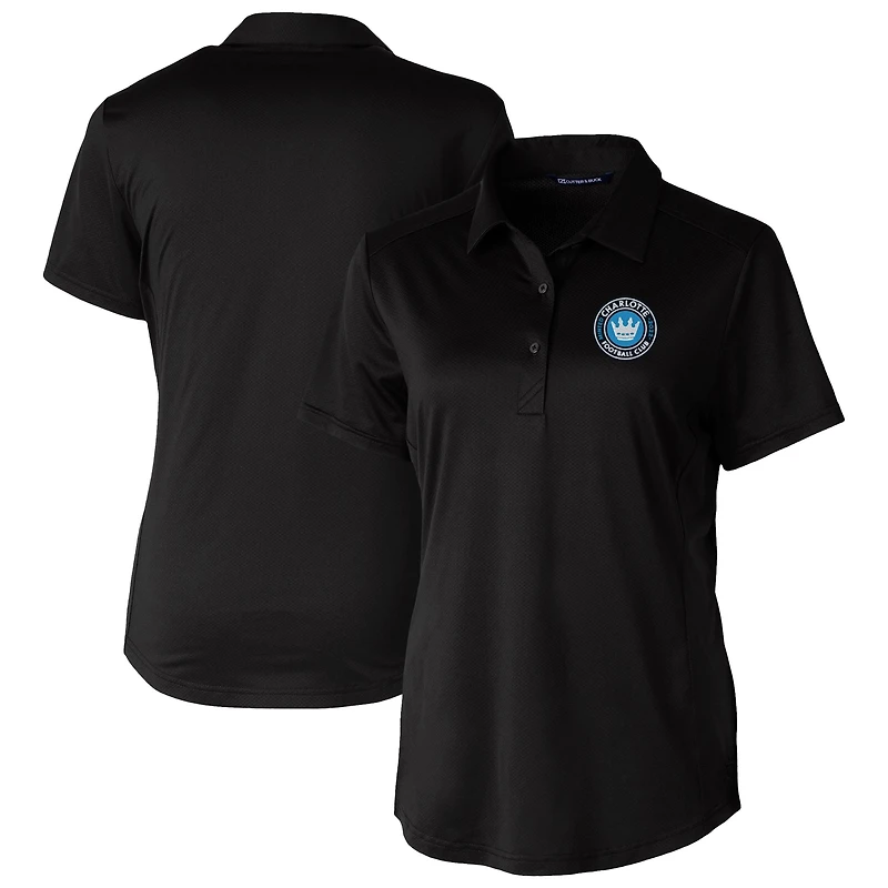 Women's Cutter & Buck Charlotte FC Prospect Eco Textured Stretch Recycled Polo