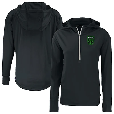 Women's Cutter & Buck Austin FC Daybreak Eco Recycled Half-Zip Hoodie