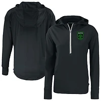 Women's Cutter & Buck Austin FC Daybreak Eco Recycled Half-Zip Hoodie