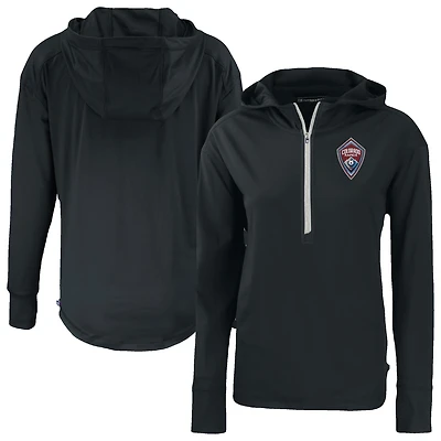 Women's Cutter & Buck Colorado Rapids Daybreak Eco Recycled Half-Zip Hoodie