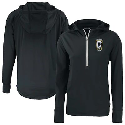 Women's Cutter & Buck Columbus Crew Daybreak Eco Recycled Half-Zip Hoodie