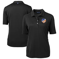 Women's Cutter & Buck  Black FC Cincinnati Virtue Eco Pique Recycled Polo