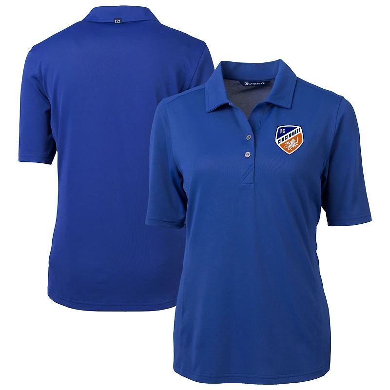 Women's Cutter & Buck FC Cincinnati Virtue Eco Pique Recycled Polo