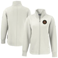 Women's Cutter & Buck  Tan Atlanta United FC Roam Eco Full-Zip Recycled Jacket