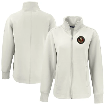 Women's Cutter & Buck  Tan Atlanta United FC Roam Eco Full-Zip Recycled Jacket