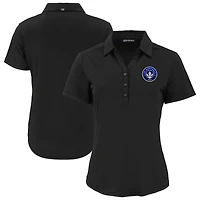 Women's Cutter & Buck  Black CF Montreal Forge Eco Stretch Recycled Polo