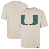Men's '47 Cream Miami Hurricanes Ravine Foundation T-Shirt